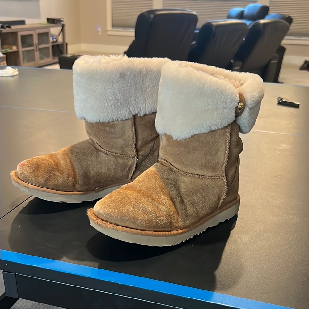 Cozy UGG Tan Suede Boots